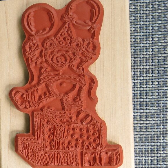 Vintage Easter Thanksgiving Happy Birthday Mother Kids Rubber Stamps Mixed Lot - Picture 6 of 8